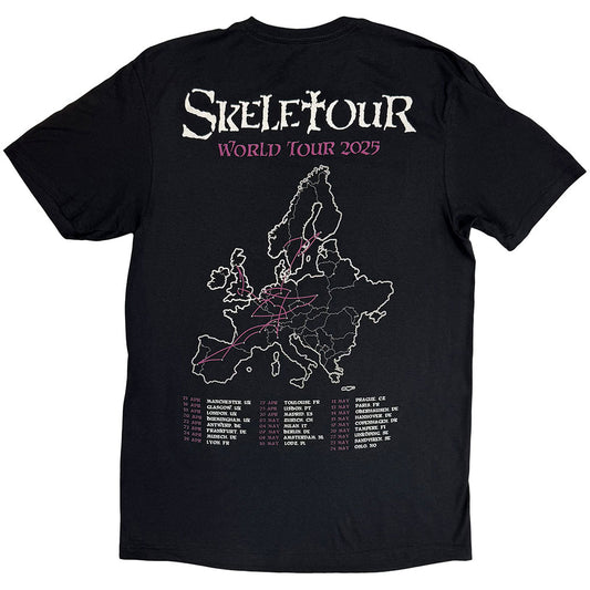 Ghost Unisex T-Shirt: Skeletour '25 Tour Dates