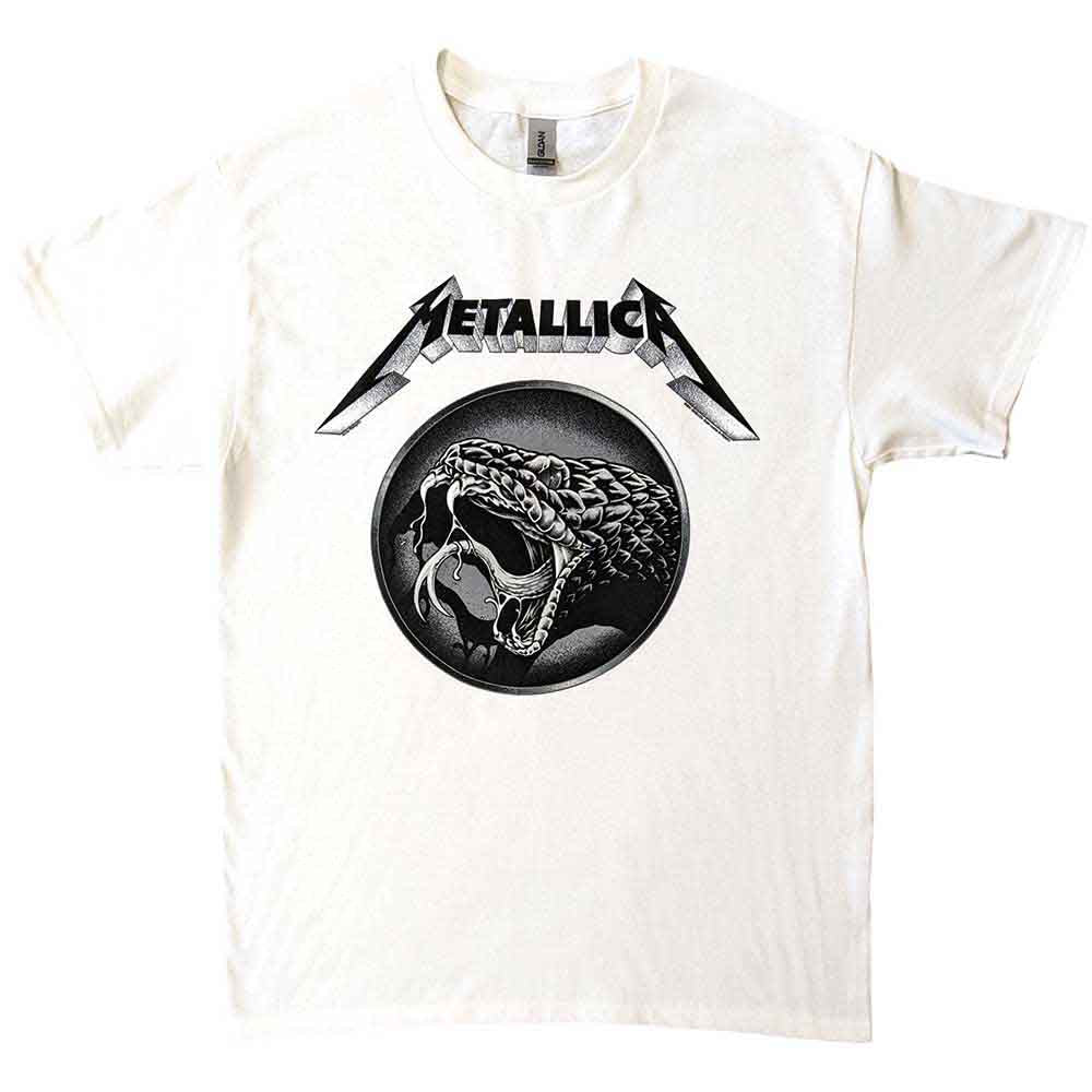 Metallica Unisex T-Shirt: Black Album Poster