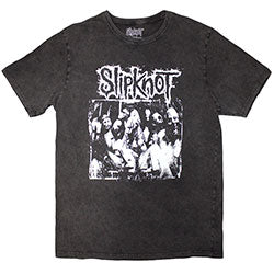 Slipknot Unisex Stone Wash T-Shirt: Album Slipknot