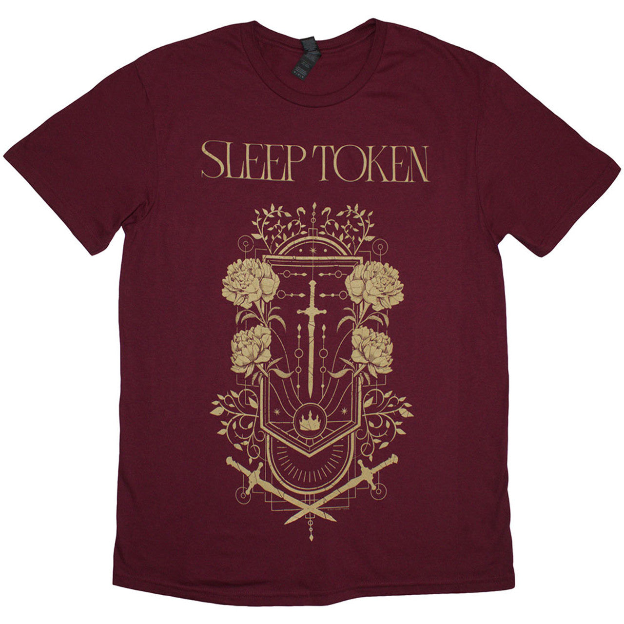 Sleep Token Unisex T-Shirt: Damocles (Vermelho)